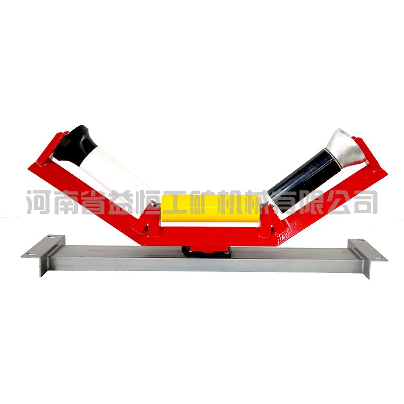 摩擦上调心托辊组